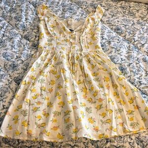 Lemon Print Sundress